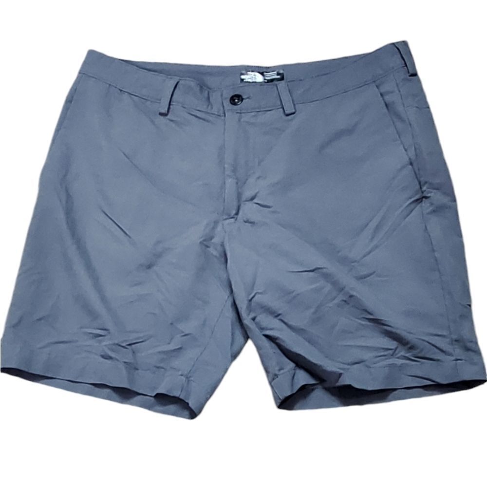 The North Face Gray & Black Pinstriped Shorts